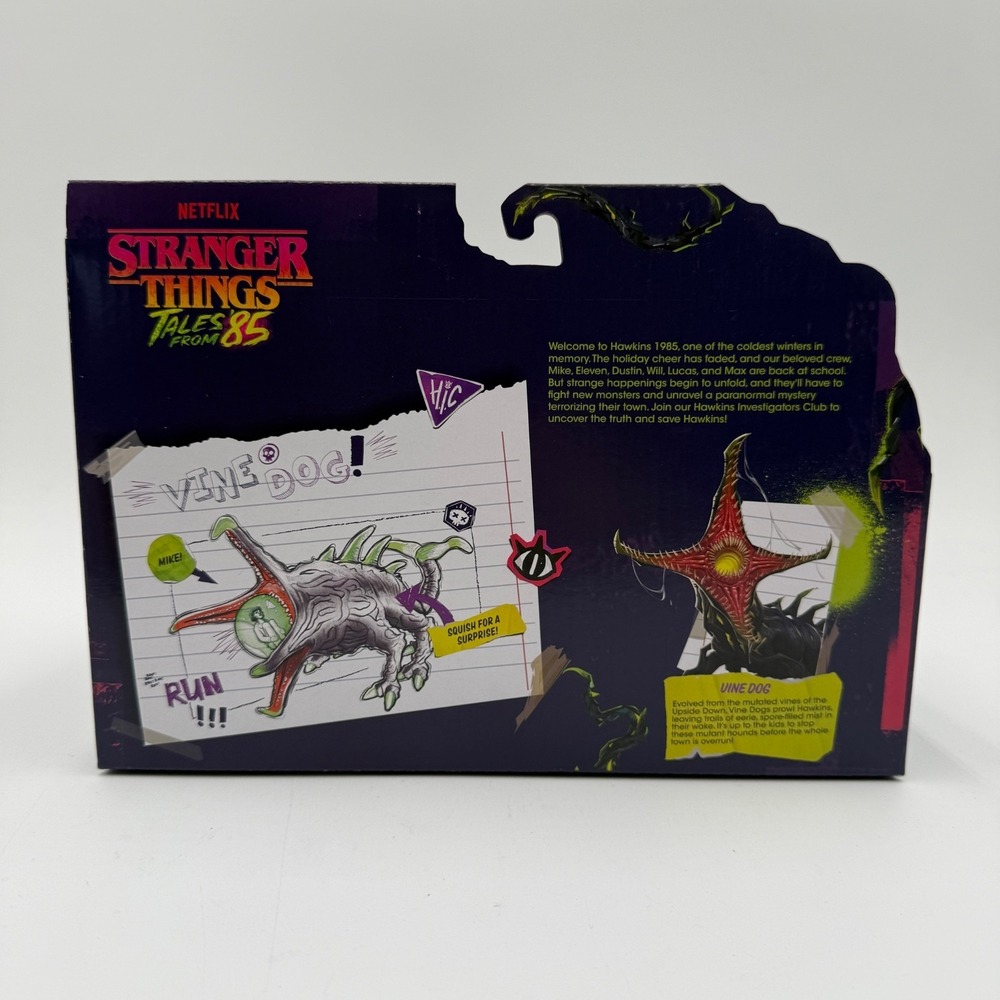 Jazwares Netflix Stranger Things Tales From '85 Vine Dog IN HAND NEW - Picture 4 of 5